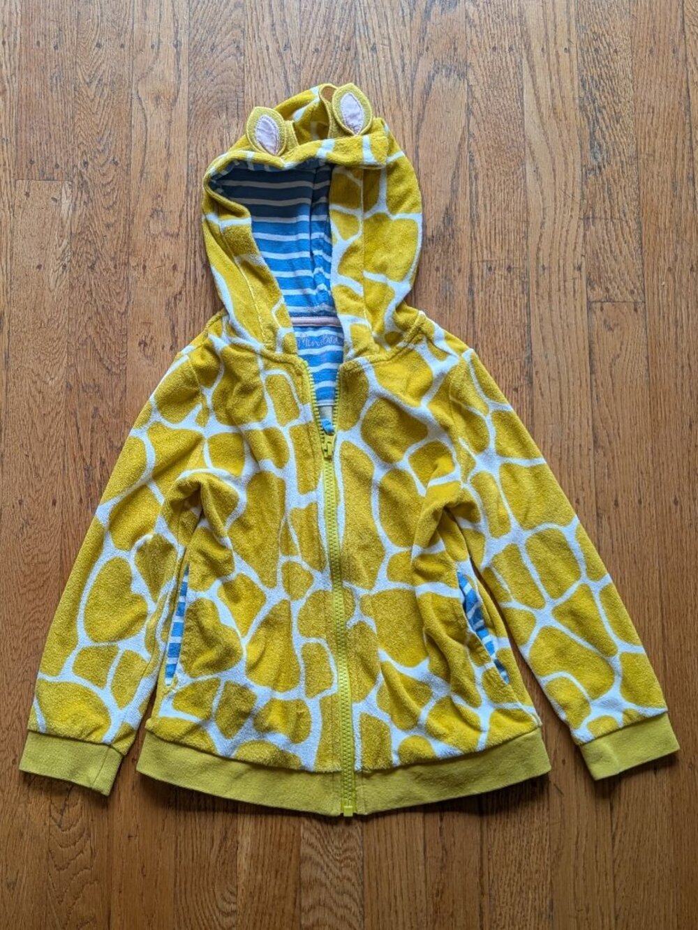 Mini Boden Giraffe Towel Hoodie